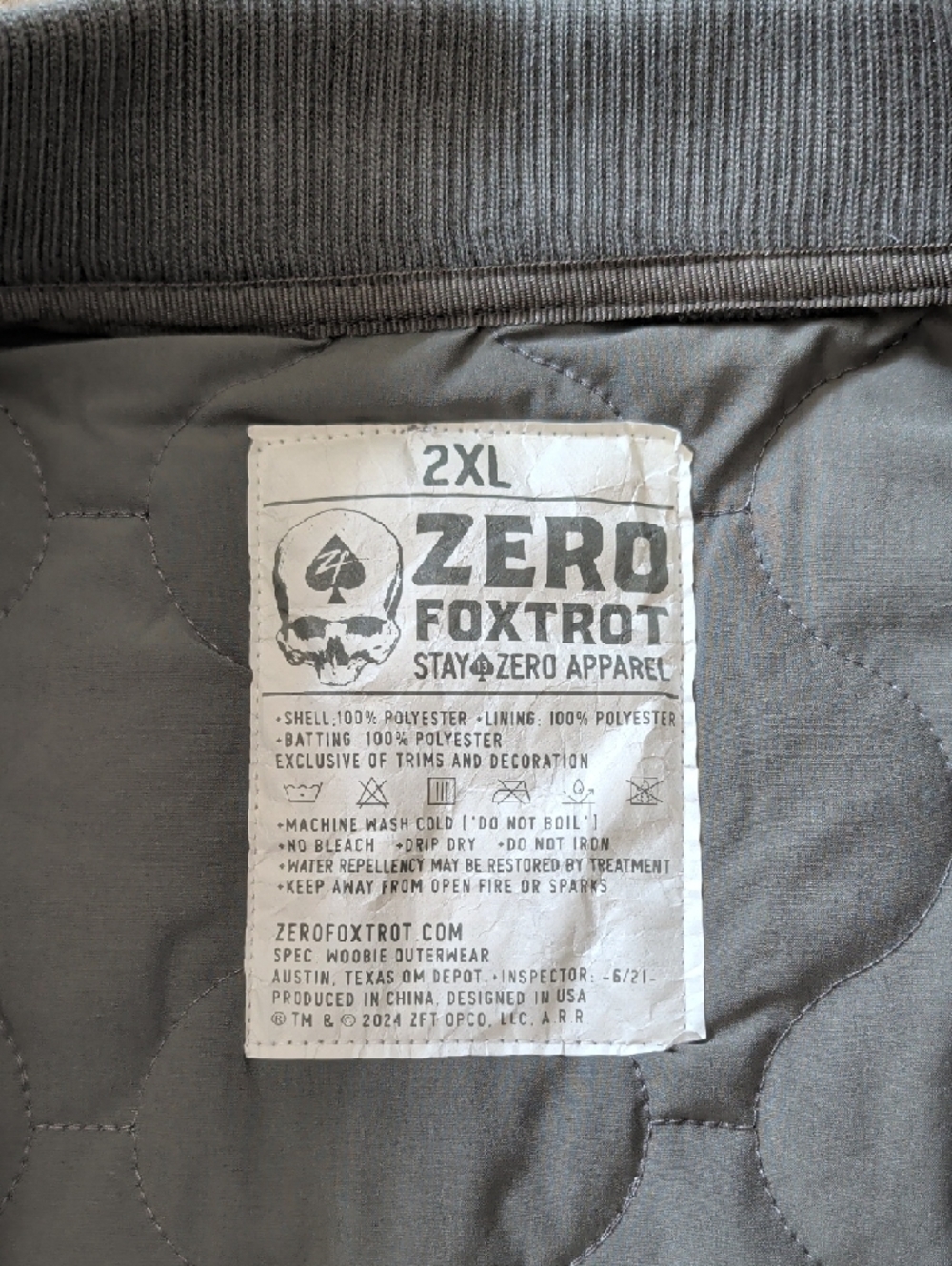 Zero Foxtrot Woobie Vest, Mens Jacket - Picture 2 of 3